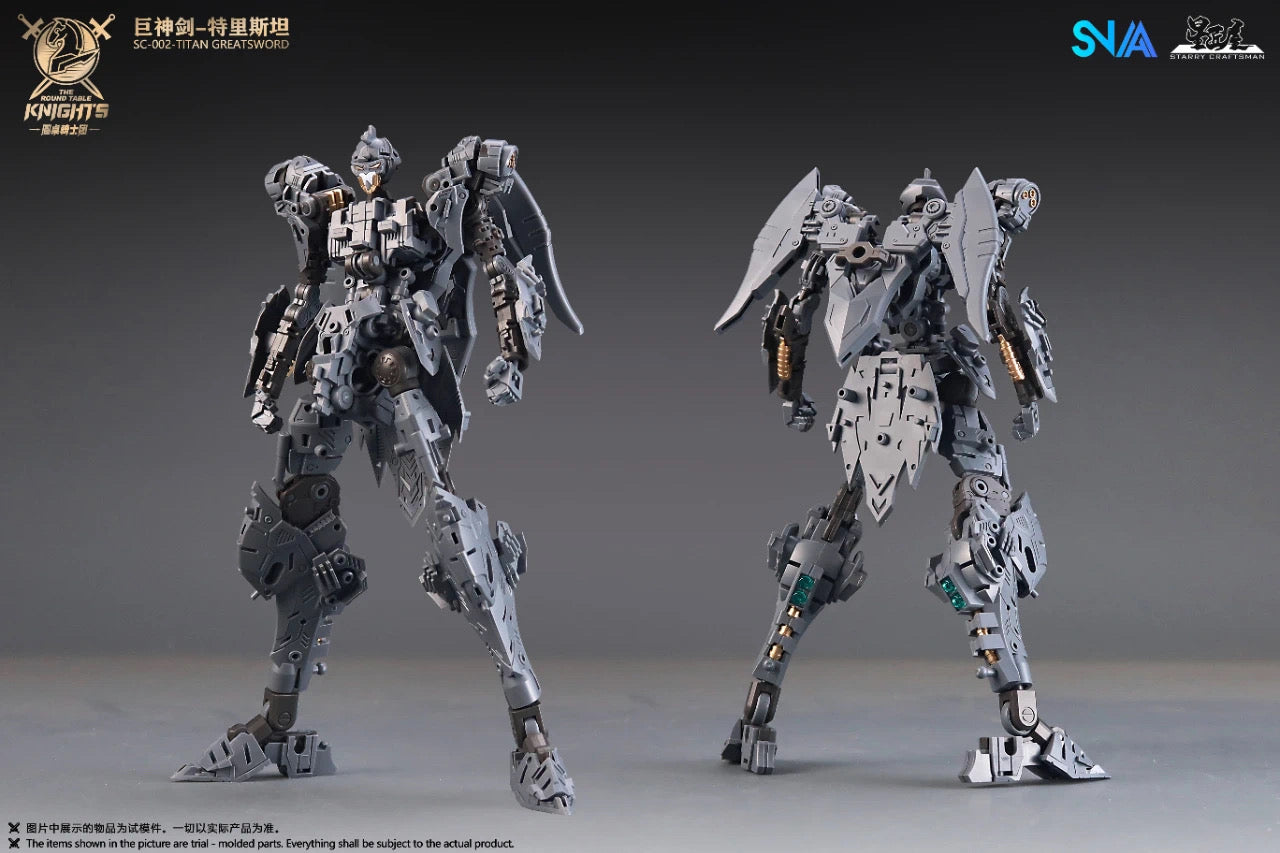 SNAA Model 1/144 SC-002 Titan Greatsword Tristan