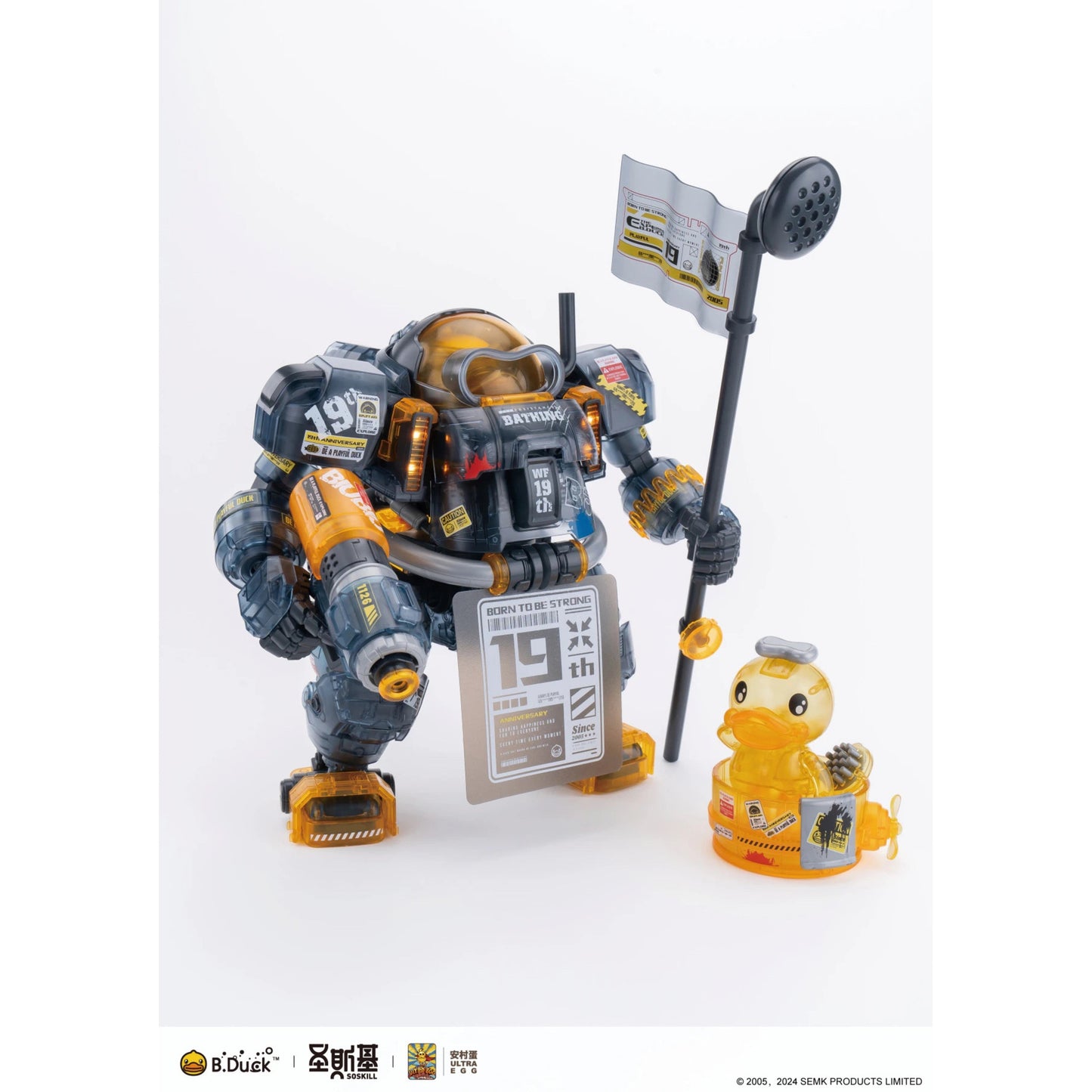 Soskill & Ultra Egg B.Duck and SPA Duck Clear Colour Edition