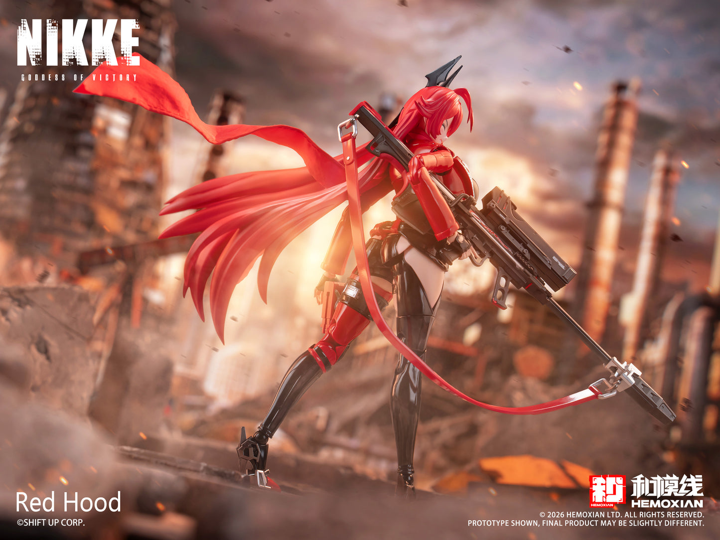 [PRE-ORDER] Hemoxian 1/2 Goddess of Victory NIKKE Red Hood Model Kit