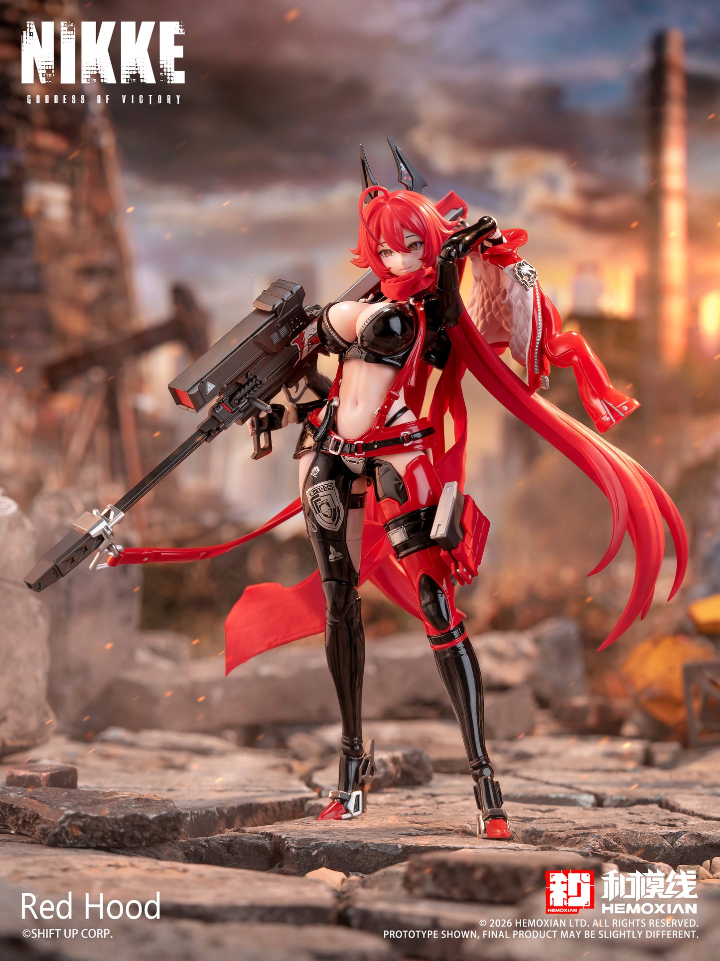 [PRE-ORDER] Hemoxian 1/2 Goddess of Victory NIKKE Red Hood Model Kit