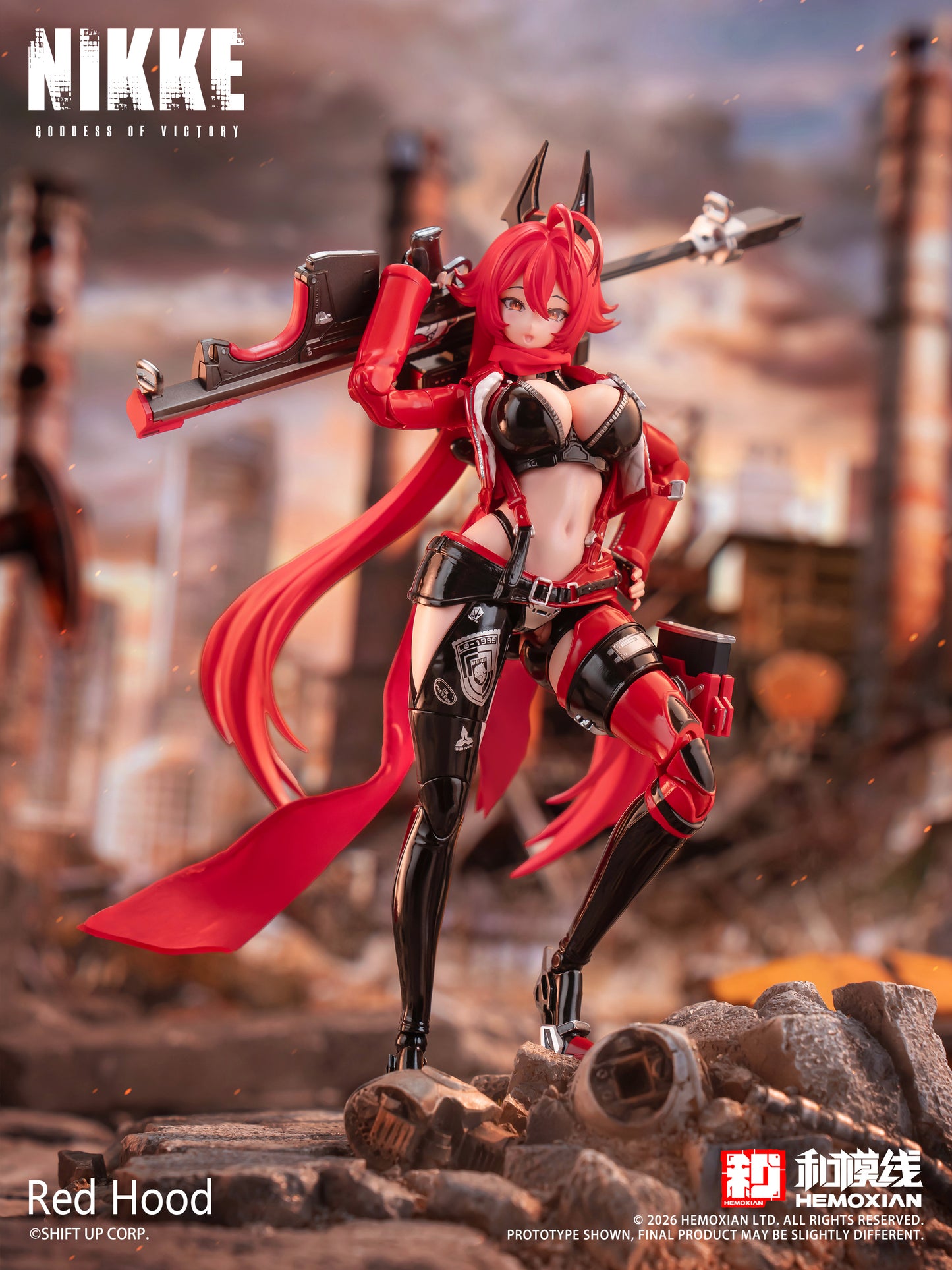 [PRE-ORDER] Hemoxian 1/2 Goddess of Victory NIKKE Red Hood Model Kit