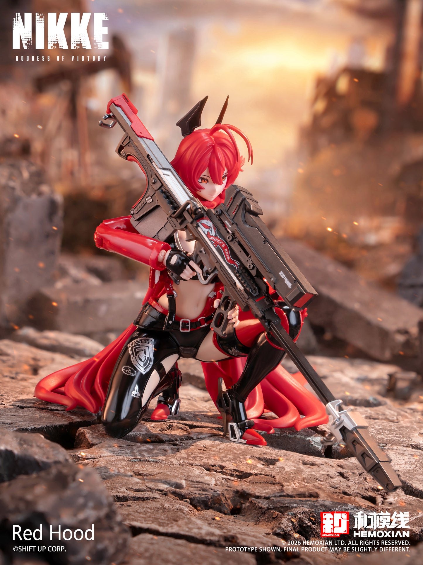 [PRE-ORDER] Hemoxian 1/2 Goddess of Victory NIKKE Red Hood Model Kit