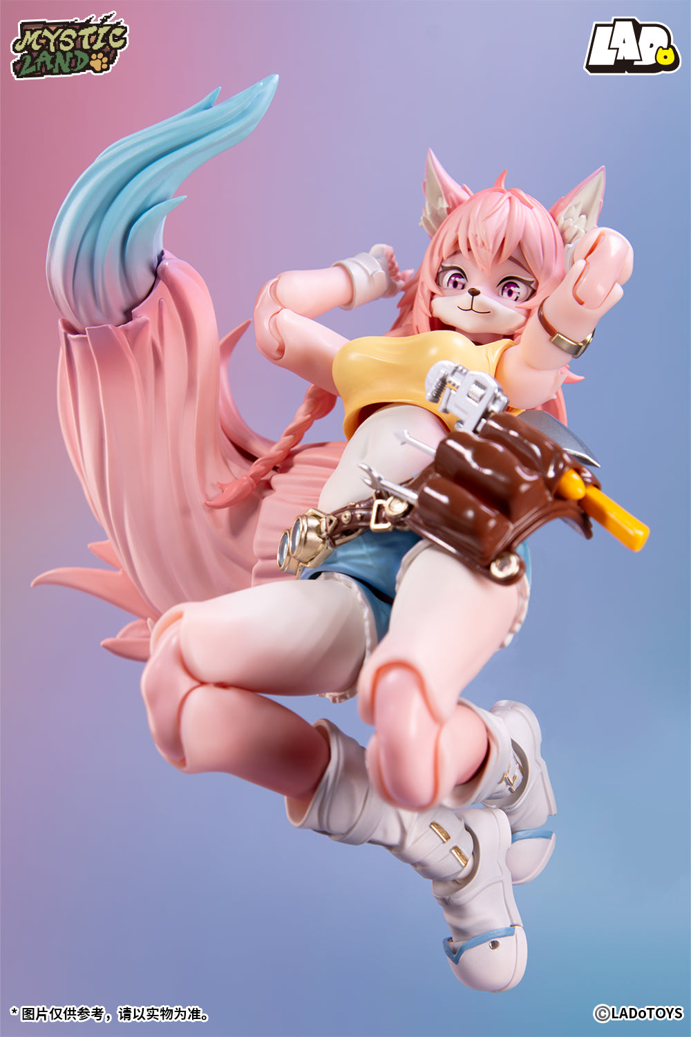 MysticLand Liya Alopex フィギュア LADo TOYS PRE-ORDER] LADoTOYS 1/12 ERA-001CL Liya Alopex CandyLand Ver