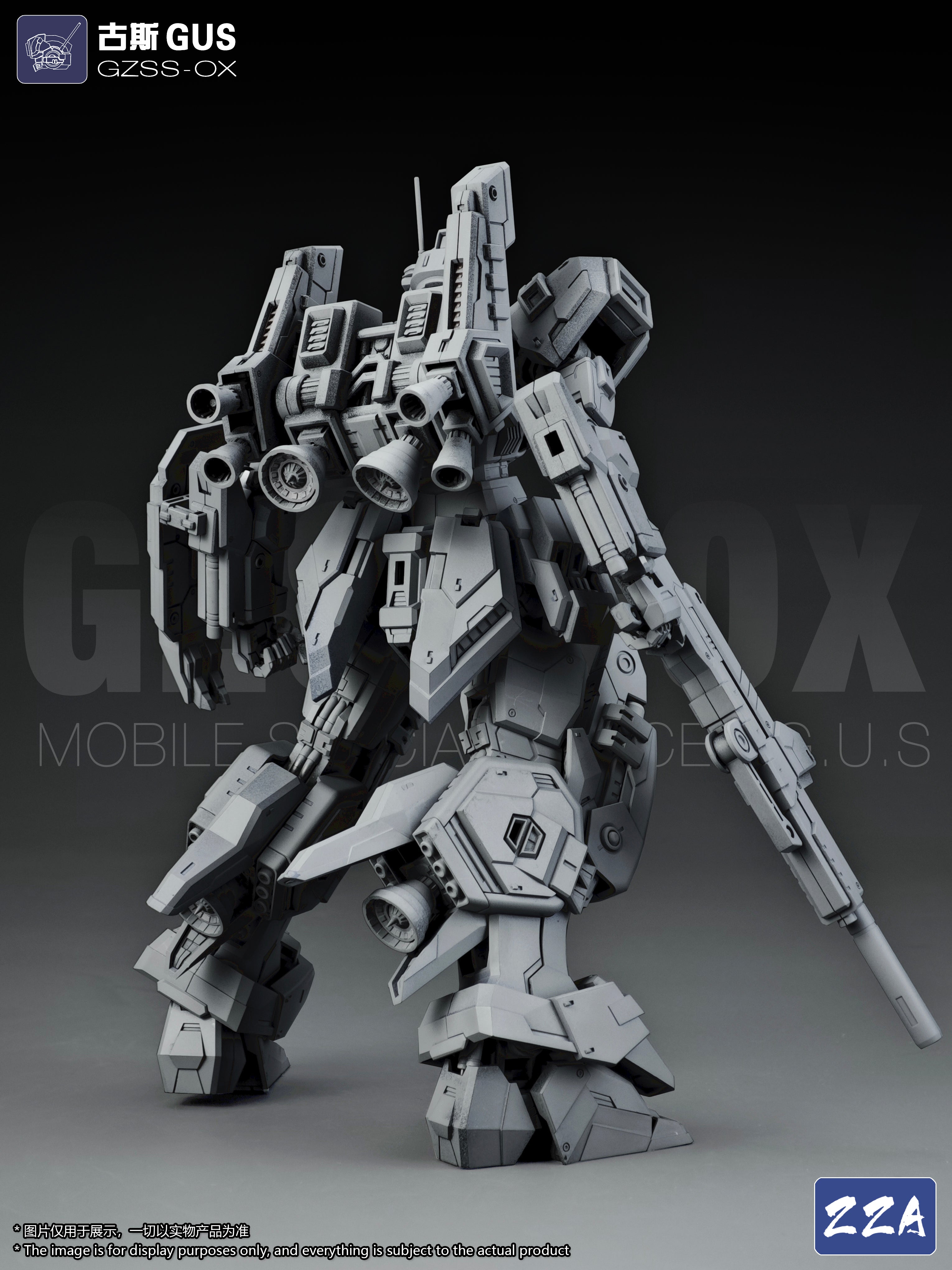 ZZA社 GZSS-OX GUSグス 海外製オリジナルプラモデル 新品 レビュー