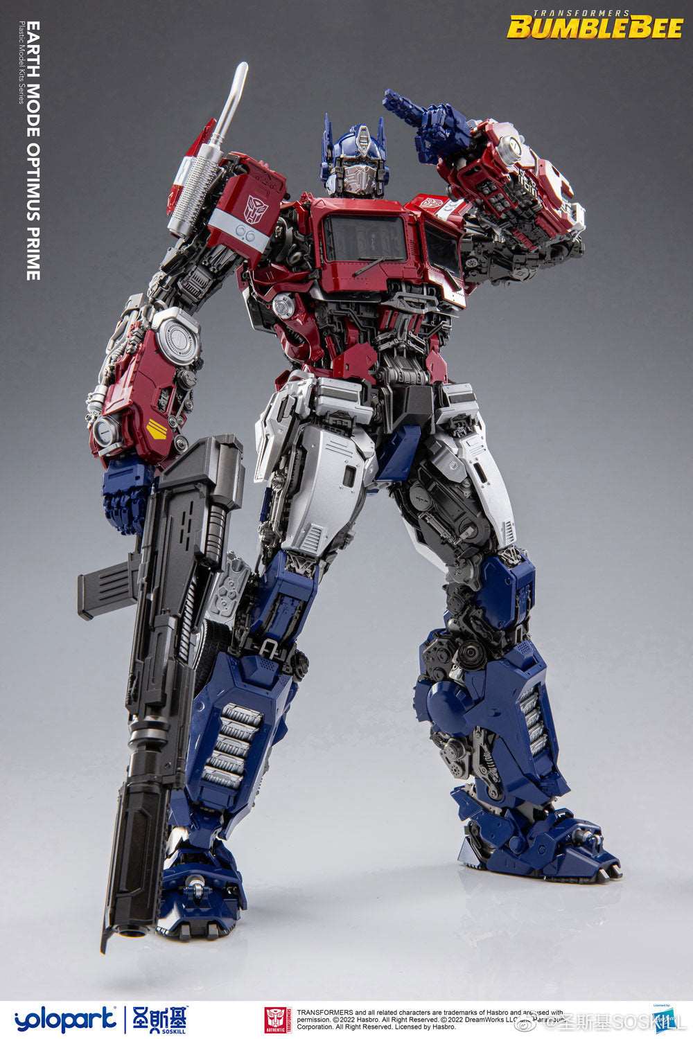 Yolopark BUMBLEBEE THE MOVIE : Earth mode Optimus Prime Model Kit